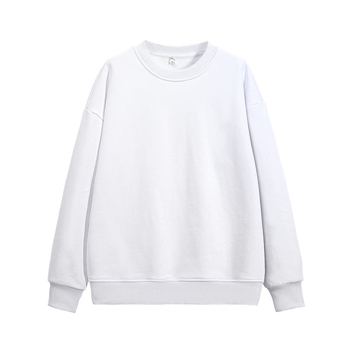 Unisex Oversize Crew Neck Sweatshirt made from heavy cotton blend with ribbed hem and raglan sleeves Drune