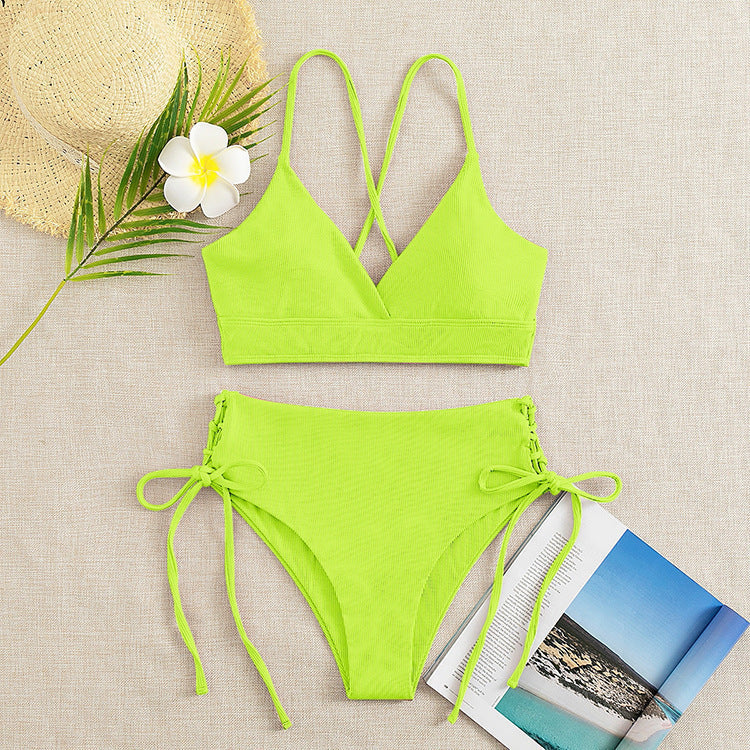 Women's bikini set with refined lacing detail Mune Fashion