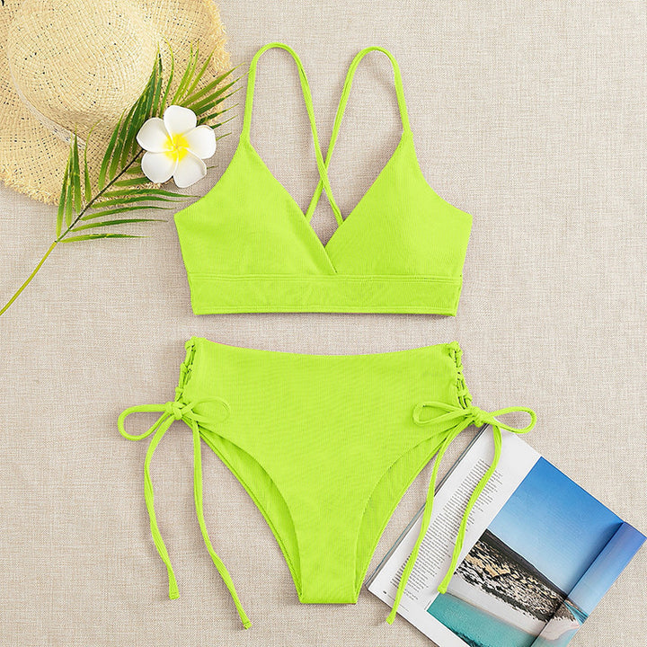 Women's bikini set with refined lacing detail Mune Fashion