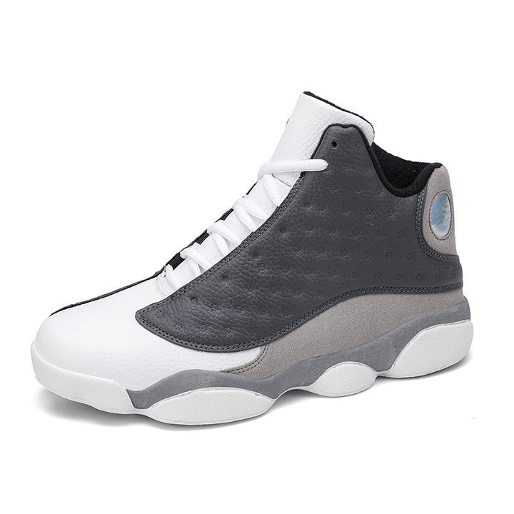 Men's Basketball High-Top Sneakers with Reactive Cushioning and Reinforced Ankle Support Mune Fashion