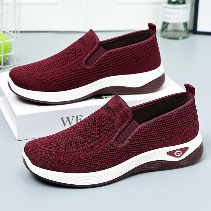 Ladies Breathable Slip-On Sneakers with Flexible Sole and non-slip Profile Mune Fashion