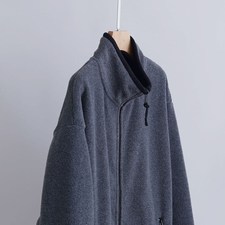 Women's Sporty Fleece Jacket with High Collar Mune Fashion