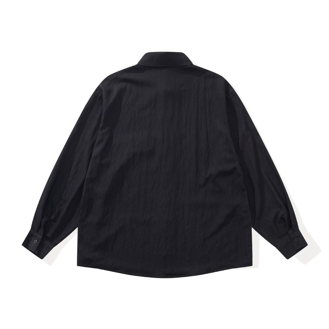 Unisex Oversized Shirt Jacket in Patchwork Design Mune Fashion