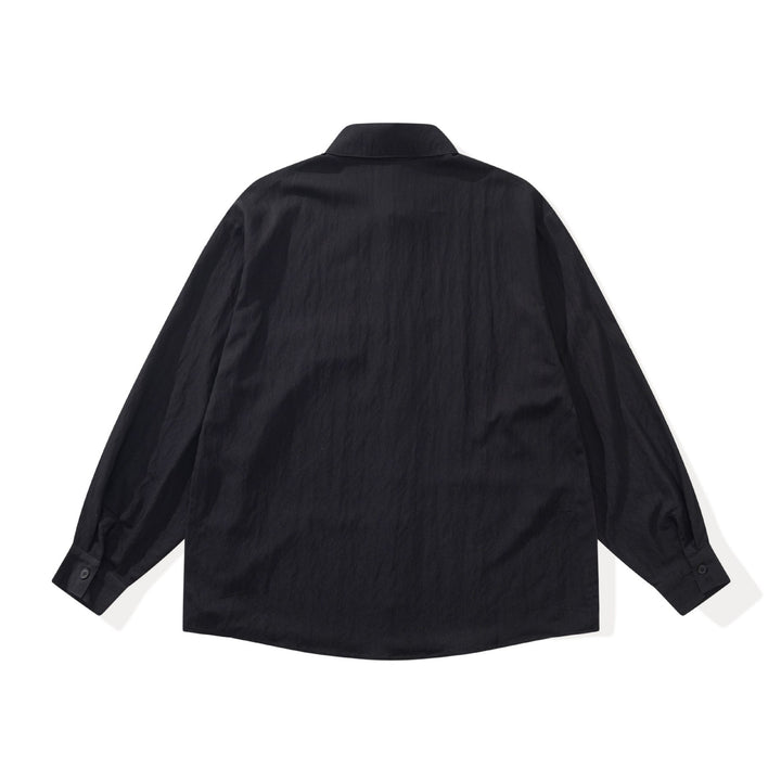 Unisex Oversized Shirt Jacket in Patchwork Design Mune Fashion