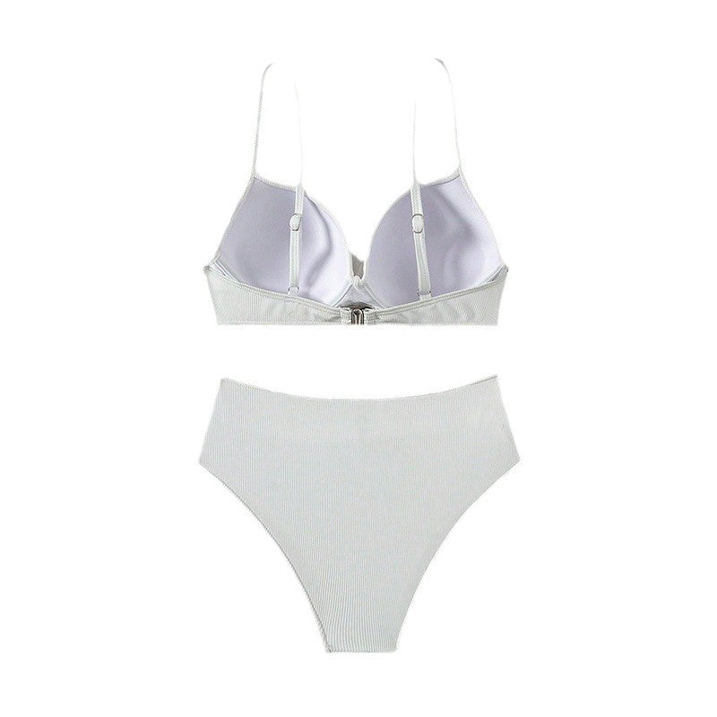 Women's bikini set with high-cut bottom and elegant top Mune Fashion