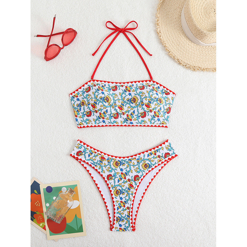 Ladies Two-Piece Swimsuit Mune Fashion