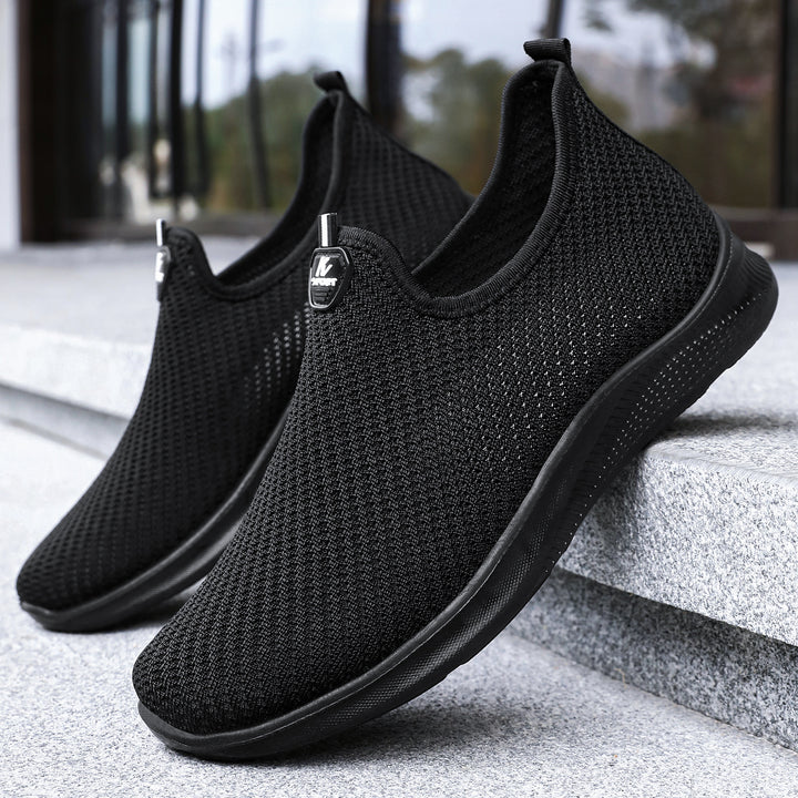 Women's seamless comfort slip-on sneaker with fine knit mesh, elastic entry, and reactive light cushioning Mune Fashion