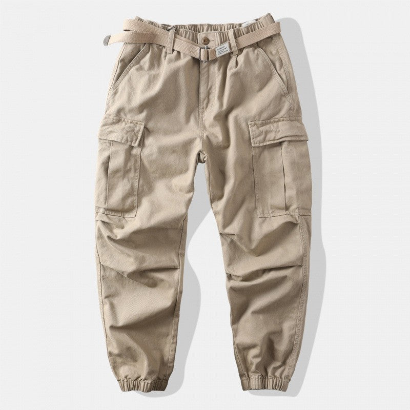 Men's cargo pants with adjustable waistband and practical pockets Mune Fashion