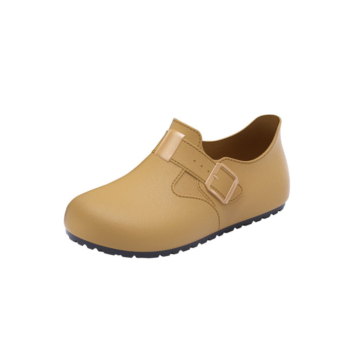 Women's Minimalistic Rain Ankle Boots with Adjustable Buckle Strap Mune Fashion