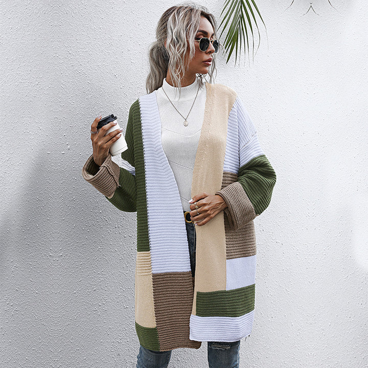 Ladies Long Sleeve Cardigan Mune Fashion