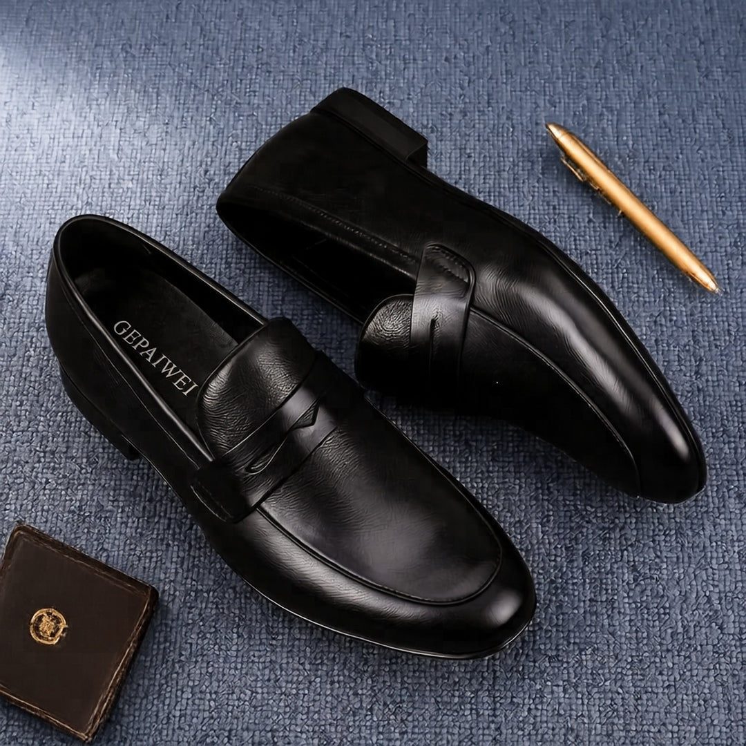 Men's Elegant Leather Moccasins Mune Fashion