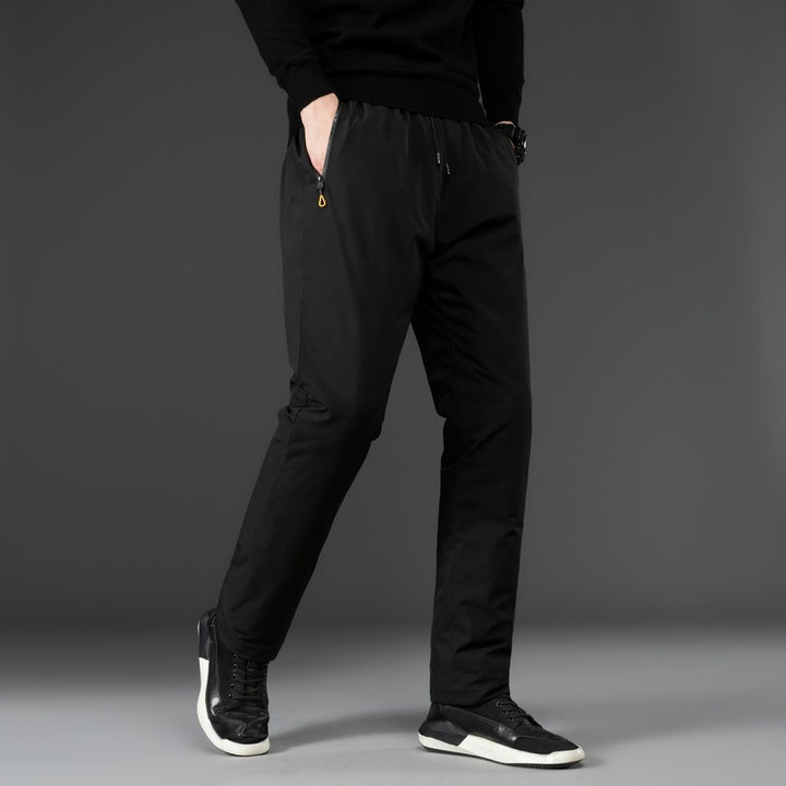 Men's Technical Jogging Pants with High Comfort Waistband, Tapered Cut and Stretch Fabric Mune Fashion