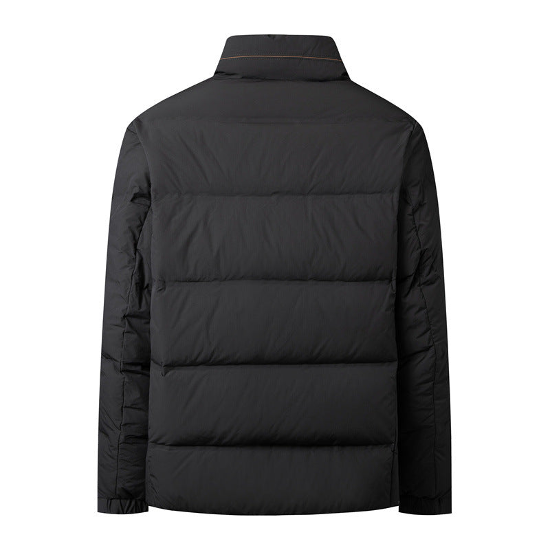 Men's quilted jacket with thermal insulation and high stand-up collar Mune Fashion