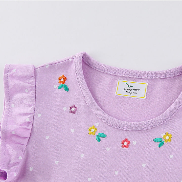 Girl Summer Dress with Enchanting Mermaid Embroidery Design Mune Fashion