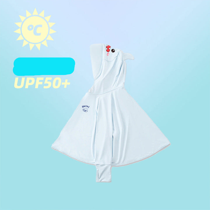 Girls functional UV protection jacket with hood Mune Fashion