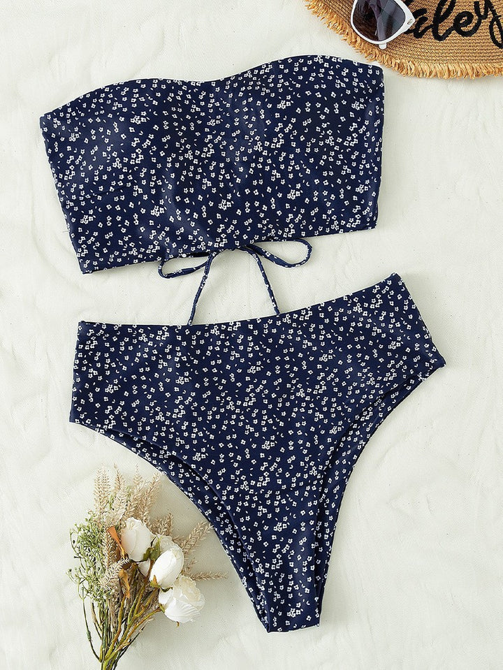 Women's High Waist Bandeau Bikini Mune Fashion