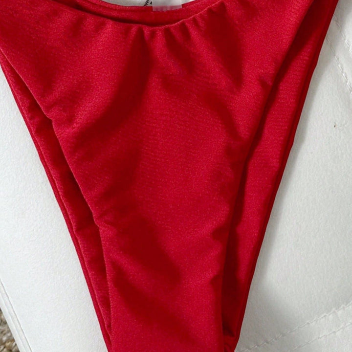 Women's bandeau bikini with braided accents Mune Fashion