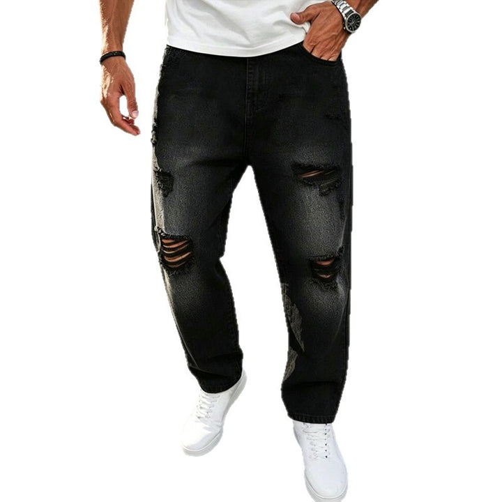 Men's Fashion Destroyed Jeans Mune Fashion