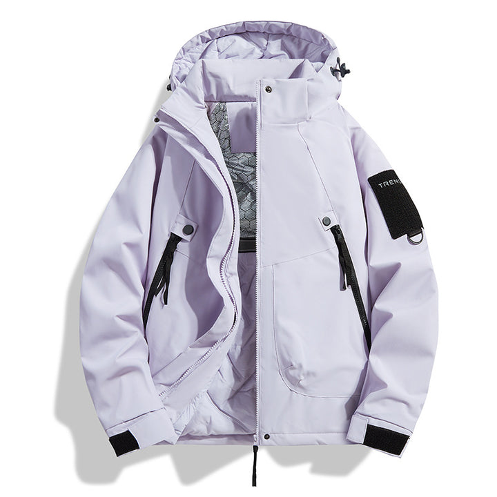 Men's insulated hooded field jacket with quilted thermal lining, windproof shell & utility pockets Mune Fashion