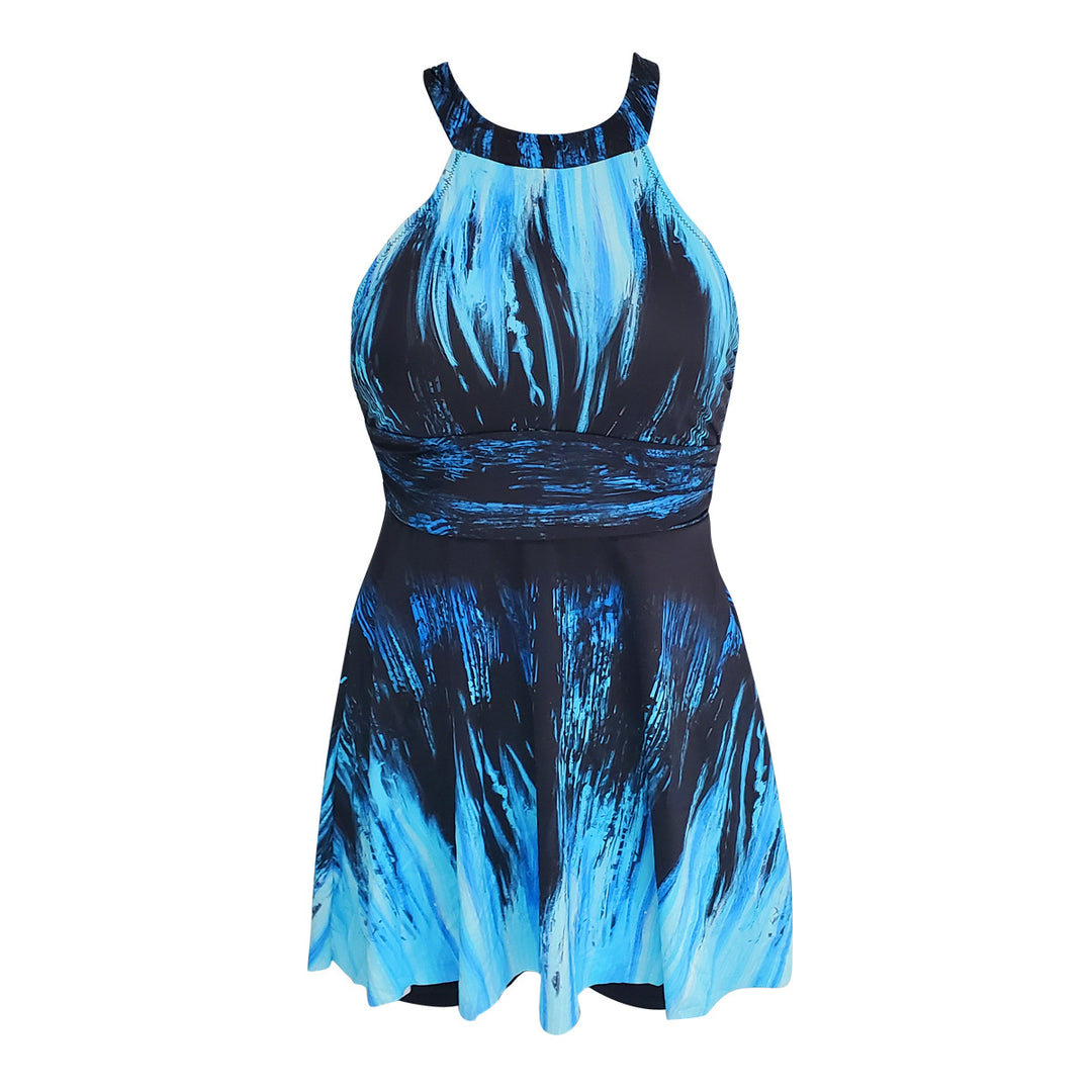 Ladies sporty swimsuit with skirt design Mune Fashion