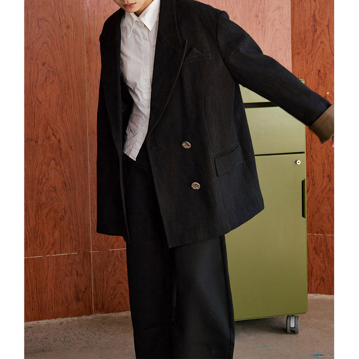 Women Oversized Blazer made of high-quality fabric Mune Fashion