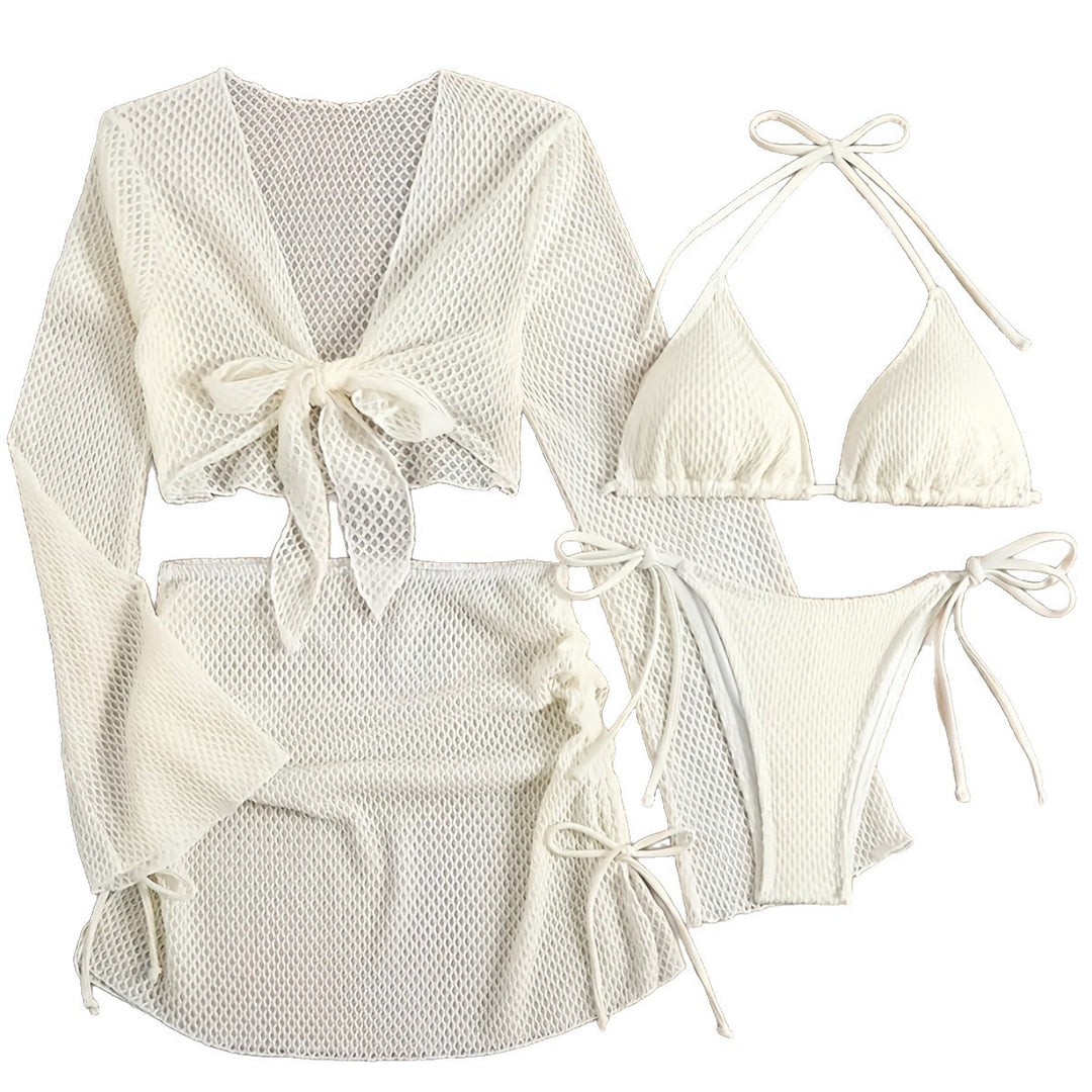 Ladies airy mesh bikini with sporty cover-up Mune Fashion