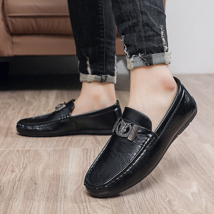 Men's Elegant Moccasins with Metal Details Mune Fashion