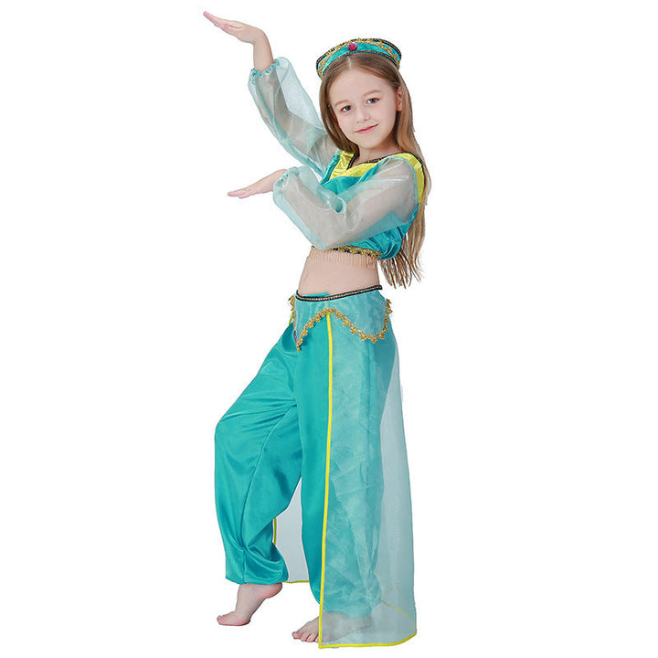 Girls' princess costume in oriental style with sparkling details Mune Fashion