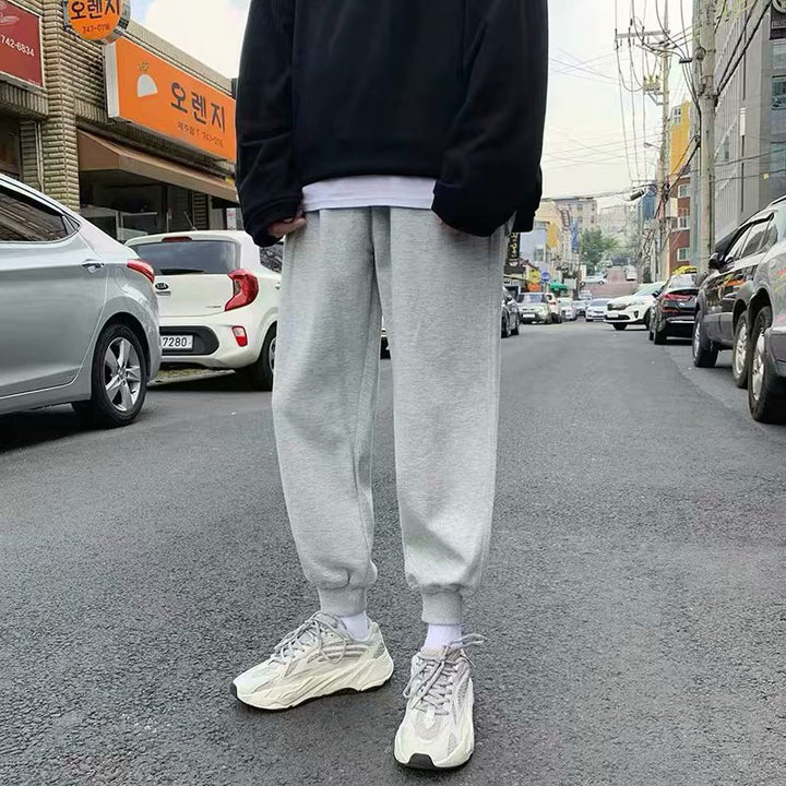 Men's Casual Jogging Pants with Elastic Waistband Mune Fashion
