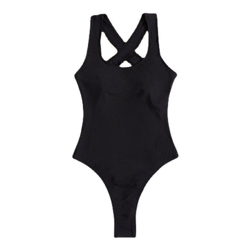 Women High-Cut One-Piece Swimsuit Mune Fashion