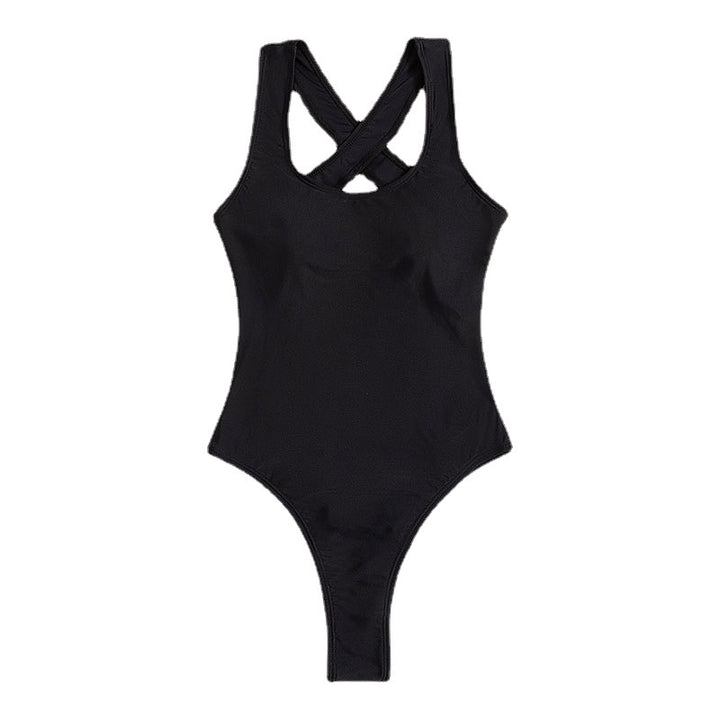 Women High-Cut One-Piece Swimsuit Mune Fashion