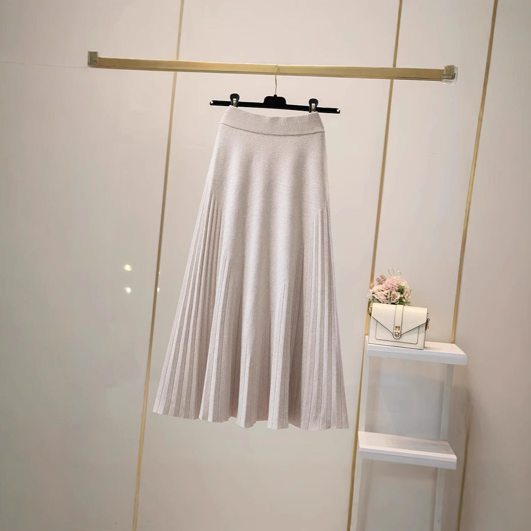 Women's Pleated Wrap Skirt Mune Fashion
