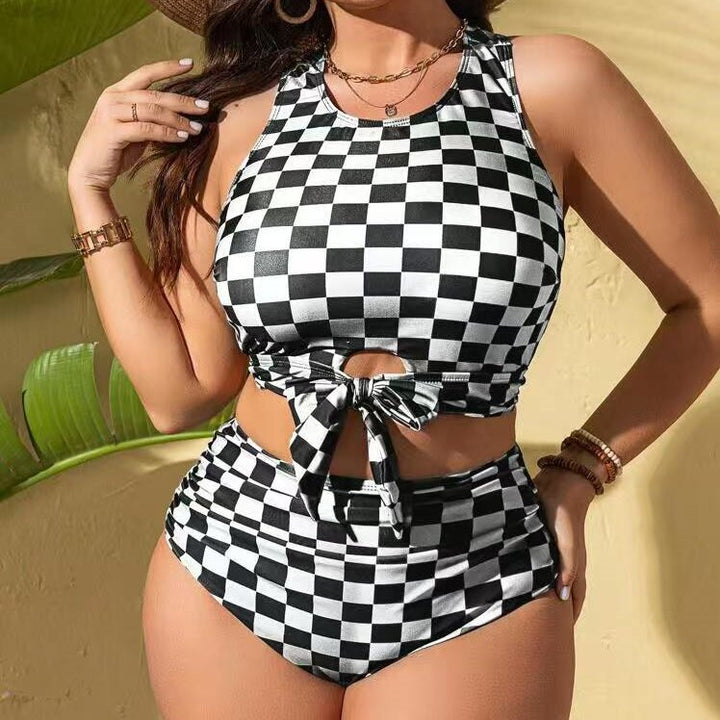 Women's bikini set with trendy knot design and high-cut panties Mune Fashion