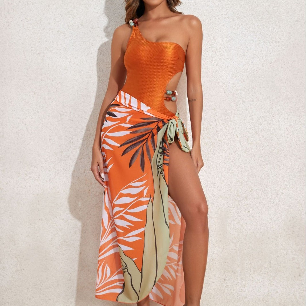 Women Wrap Skirt Bikini Set Mune Fashion
