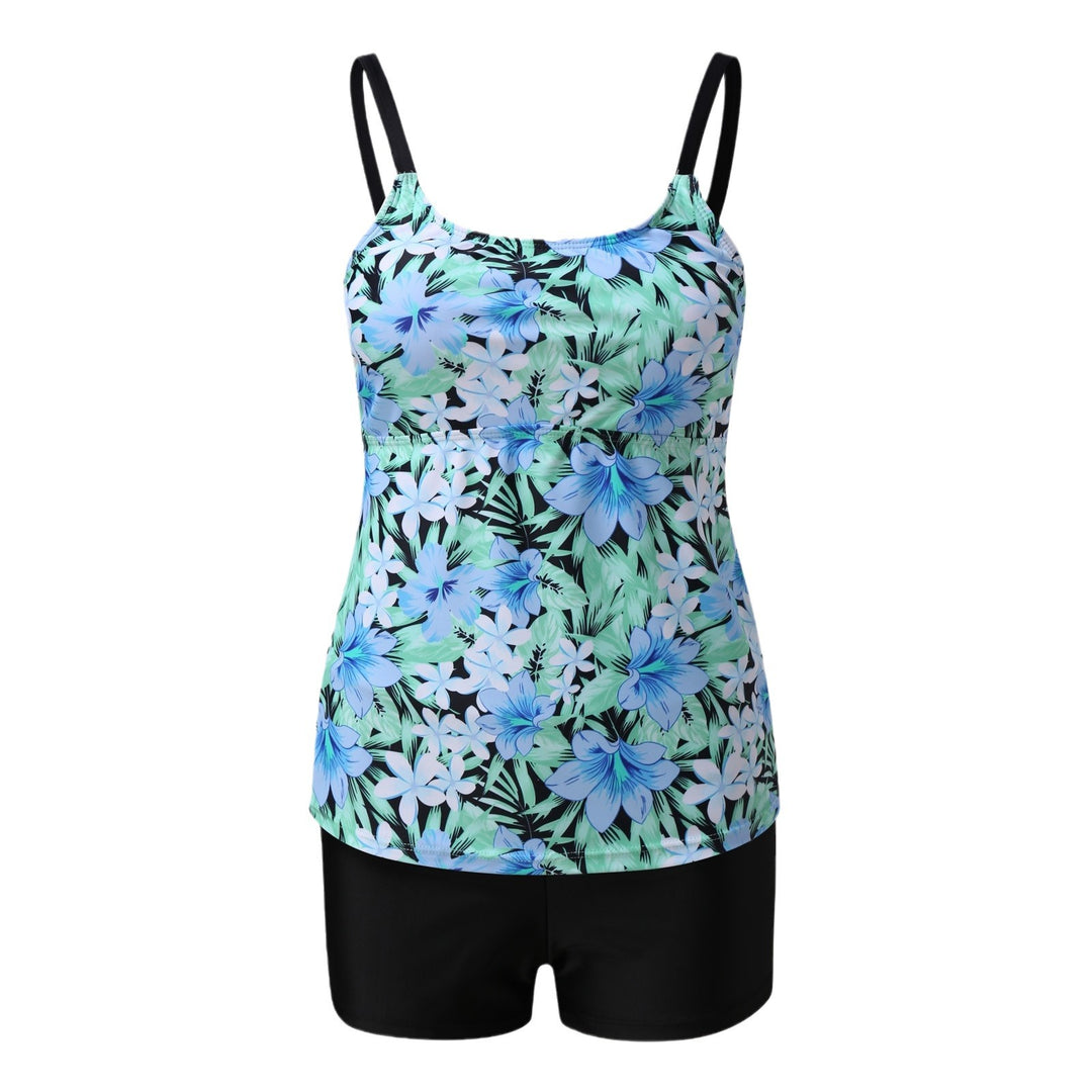 Women's Tankini set with floral top and stylish shorts Mune Fashion