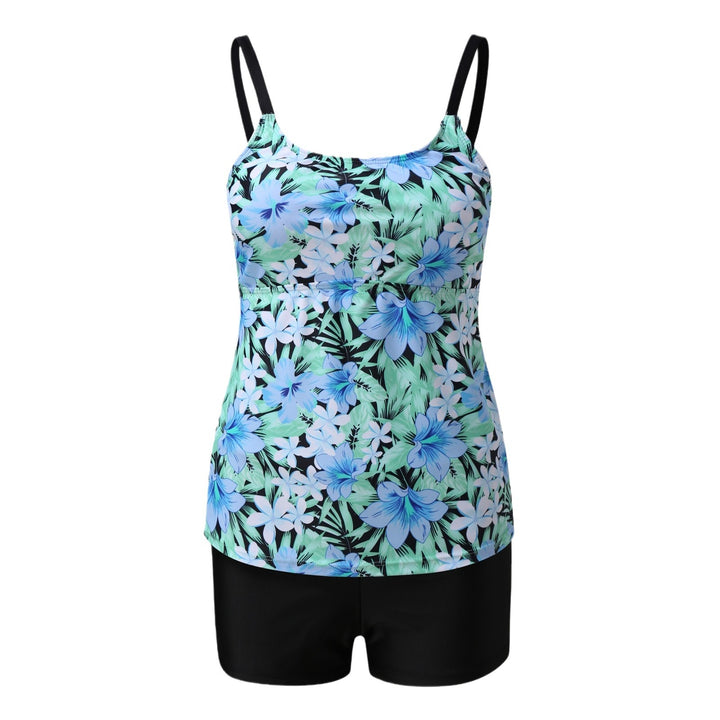 Women's Tankini set with floral top and stylish shorts Mune Fashion