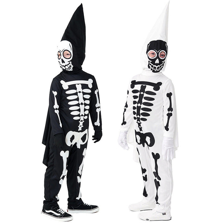 Women's skeleton costume with cloak and gloves Mune Fashion