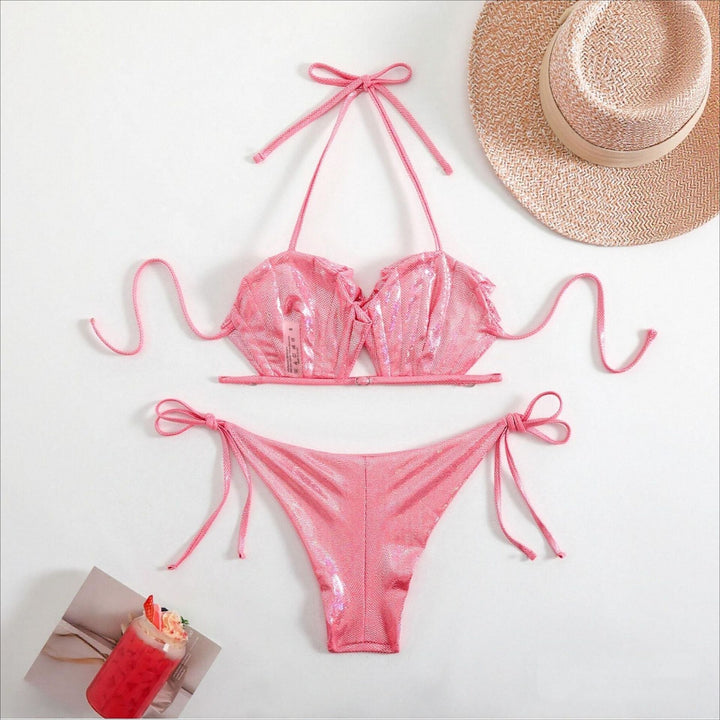 Damen Glamouröser Bikini mit Rüschendesign Echo Archiv