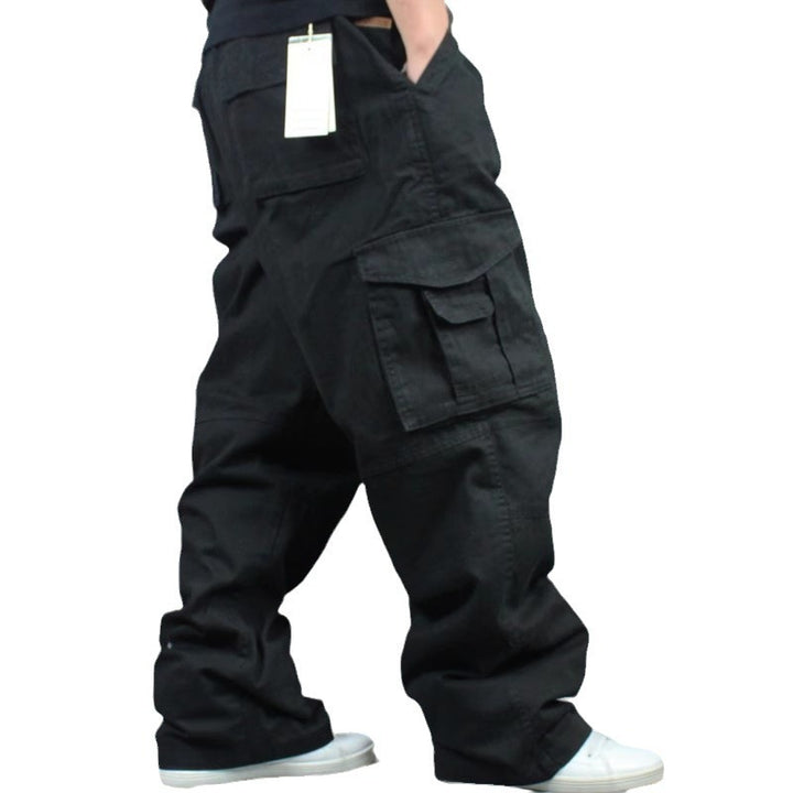Men's Baggy Cargo Pants with Wide Legs and Multifunctional Pockets Mune Fashion