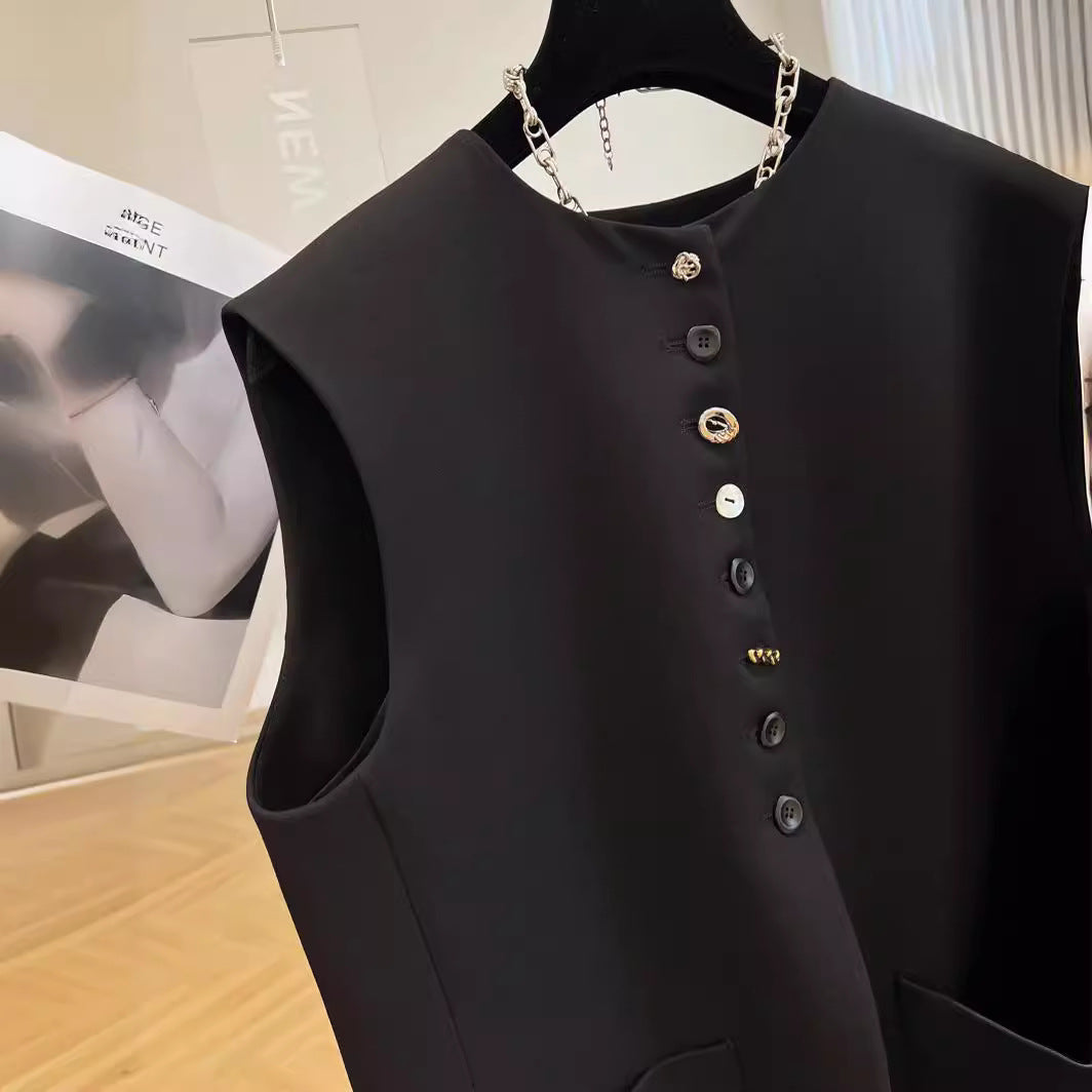 Women's sleeveless blazer vest Mune Fashion