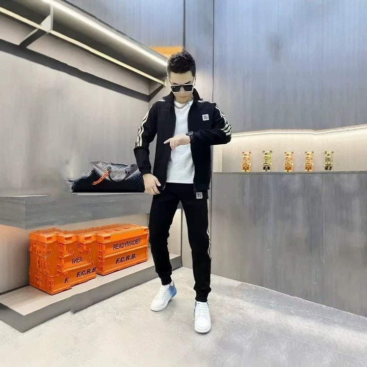 Men's Casual Sports Set with Practical Pockets Mune Fashion
