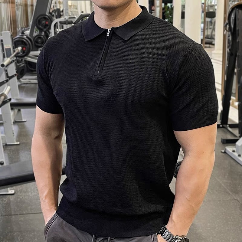 Men's Structured Short Sleeve Polo Shirt Mune Fashion
