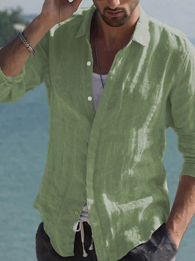 Men's casual linen shirt Mune Fashion