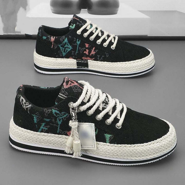 Women's sneakers with creative textile upper and elegant sole Mune Fashion