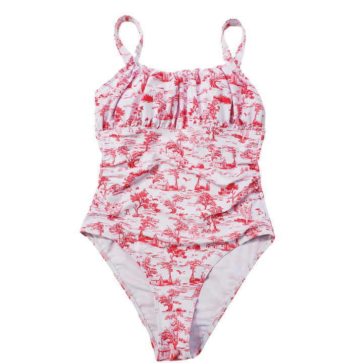 Women’s one-piece swimsuit with floral pattern Mune Fashion