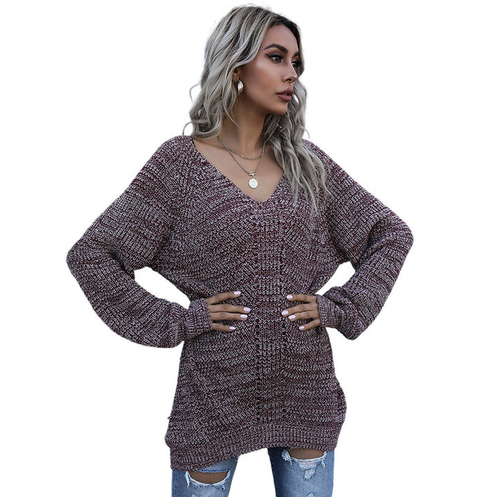 Women's Large Knit Sweater Mune Fashion