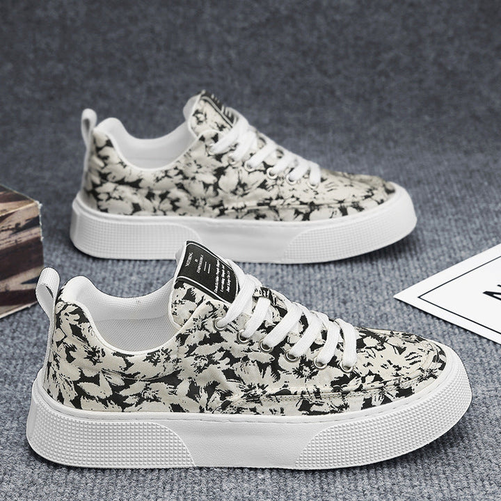 Women's Fashion Sneakers with Floral Pattern Mune Fashion