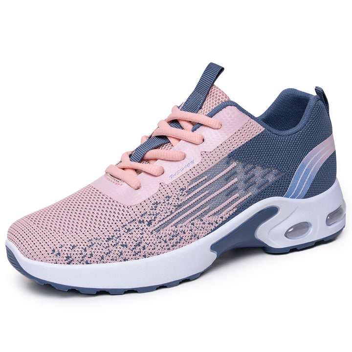 Men's lightweight knit performance sneakers with visible air chamber cushioning and flexible outsole Mune Fashion