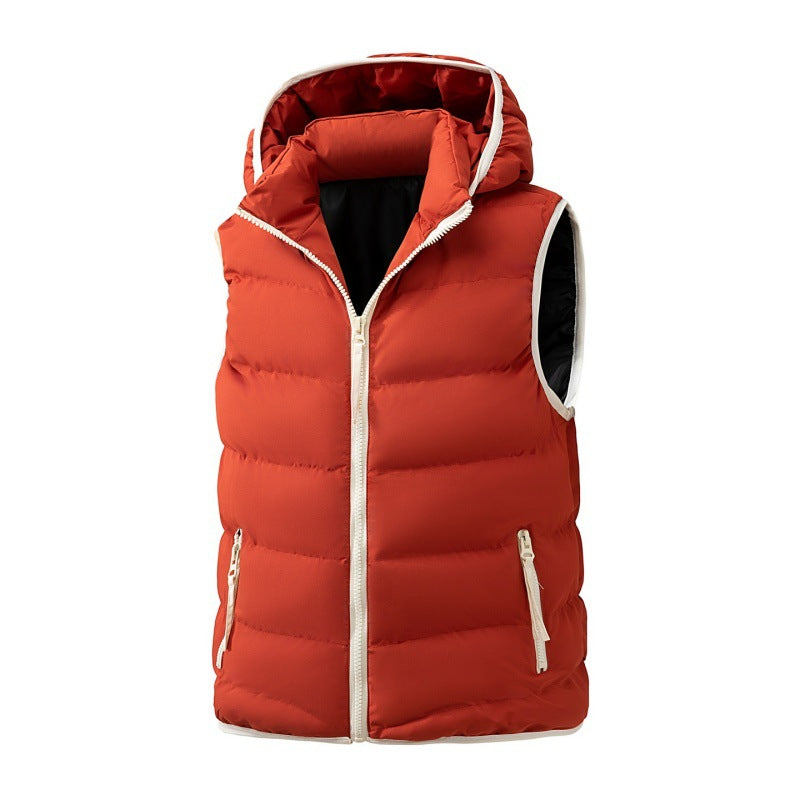 Women's Fashion Quilted Vest with Hood