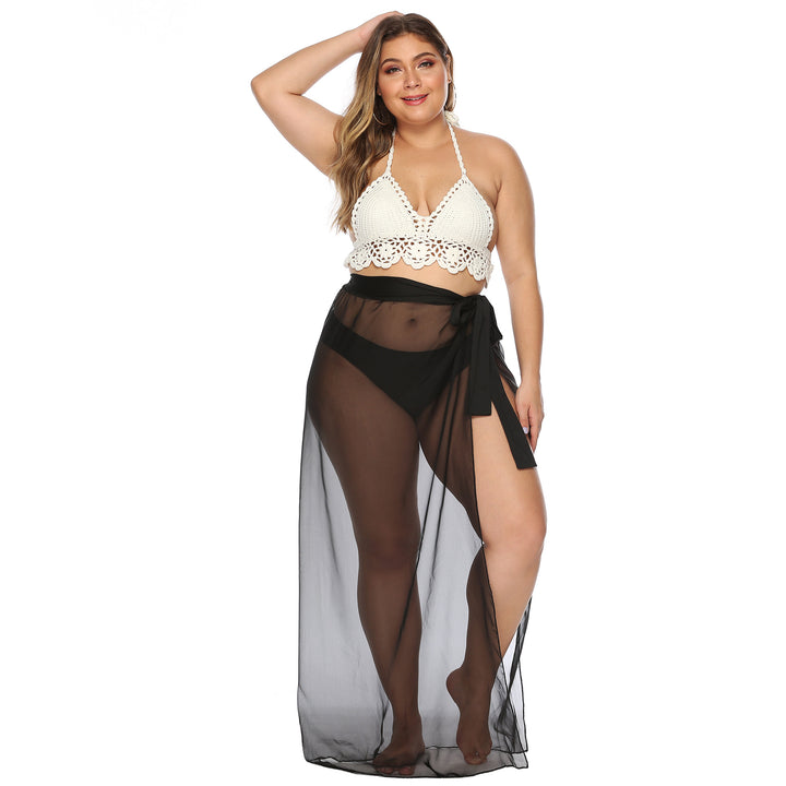 Ladies elegant beach wrap with side knot Mune Fashion